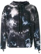 Blood Brother Printed Hoodie - Blue