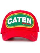 Dsquared2 Caten Cap, Men's, Red, Cotton