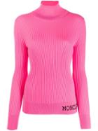 Moncler Roll Neck Sweater - Pink
