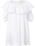 Nº21 Puff-sleeved Dress - White