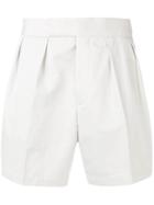 Neil Barrett Pleated Shorts - White