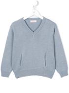 Amaia V-neck Jumper, Boy's, Size: 8 Yrs, Grey