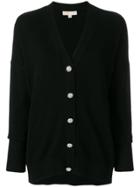 Michael Michael Kors Button-embellished Cardigan - Black