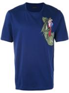 Z Zegna - Parrot T-shirt - Men - Cotton - Xs, Blue, Cotton