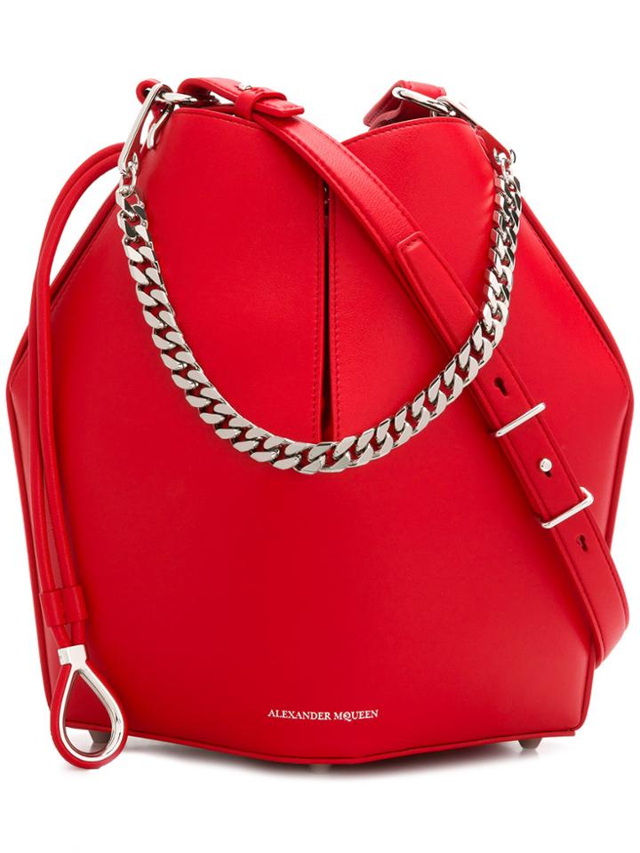 Alexander Mcqueen Bucket Bag - Red