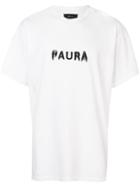 Paura Oversized Logo T-shirt - White