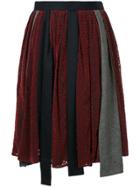 Dilara Findikoglu Checked Ribbon Skirt - Black