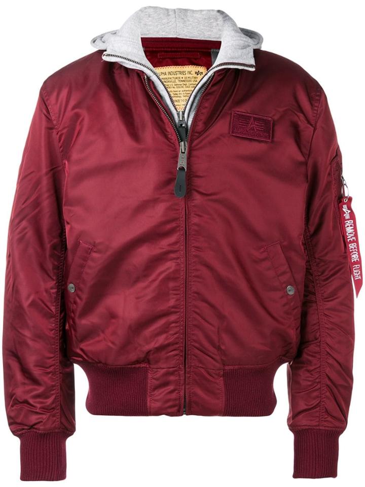 Alpha Industries Na-1 Bomber Jacket - Red