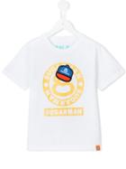 Sugarman Kids Duck In Cap Print T-shirt, Boy's, Size: 7 Yrs, White