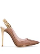 Gianvito Rossi Varnished Finish Pumps - Neutrals