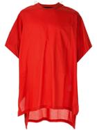 Julius Oversized Short-sleeve T-shirt - Red