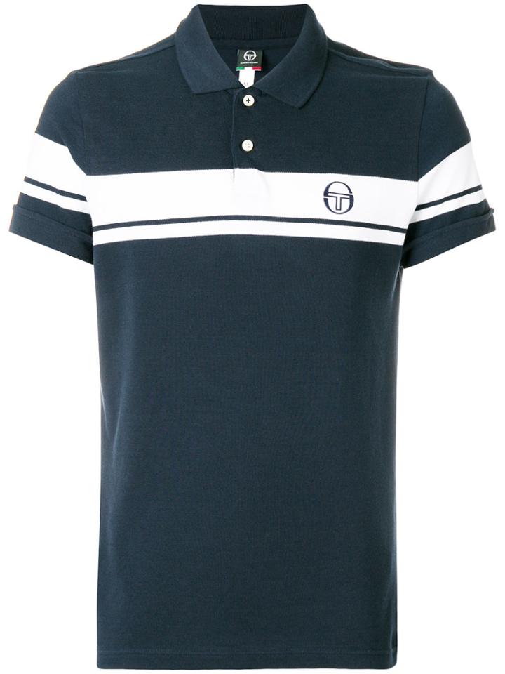 Sergio Tacchini Logo Polo Shirt - Blue