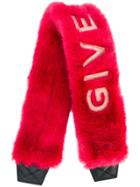 Givenchy Fluffy Shoulder Strap Cover - Pink & Purple
