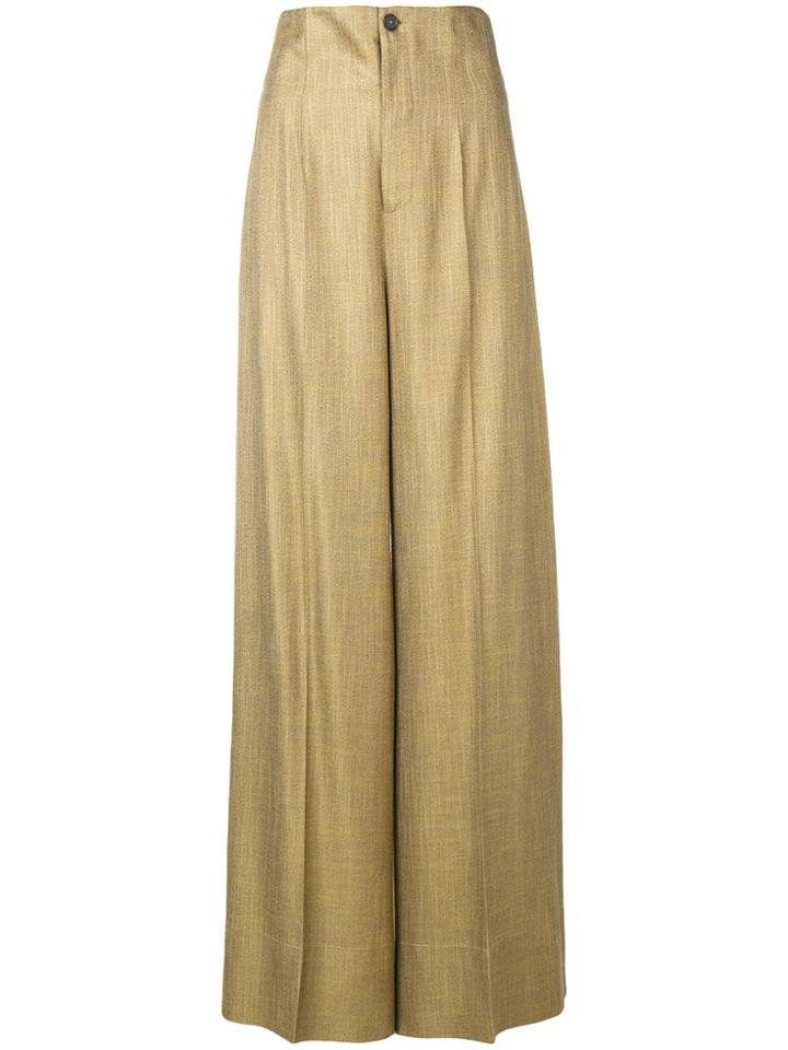 Erika Cavallini Classic Flare Trousers - Green