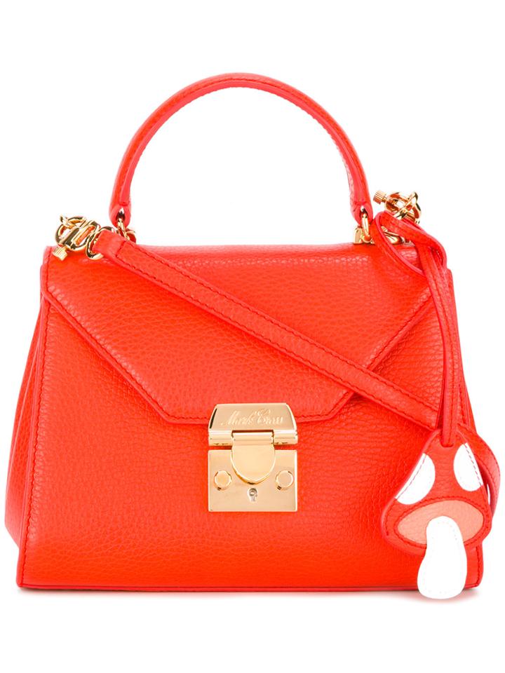 Mark Cross Hadley Baby Flap Tote Bag - Red