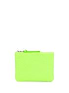 House Of Holland Embroidered Logo Pouch - Green