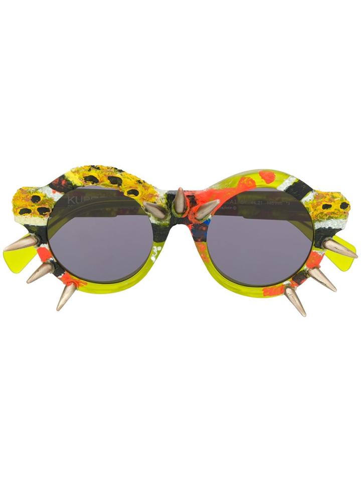 Kuboraum A1 Timeless Sunglasses - Green