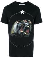 Givenchy Monkey Brothers Print T-shirt - Black