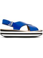 Flamingo S Malabar Sandals, Women's, Size: 36, Blue, Leather/rubber