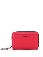 Diesel Rectangular Leather Wallet - Red