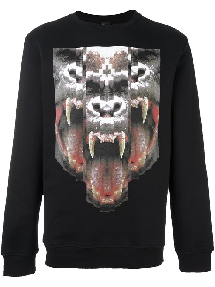 Marcelo Burlon County Of Milan 'las Tortolas' Sweatshirt, Men's, Size: Medium, Black, Cotton