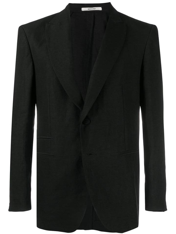 Isabel Benenato Single-breasted Blazer - Black