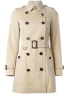 Burberry 'kensington' Double Breasted Trench Coat