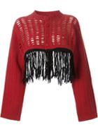 Jean Paul Gaultier Vintage Fringed Cropped Cardigan