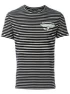 Alexander Mcqueen Striped T-shirt, Men's, Size: Xxl, Black, Cotton
