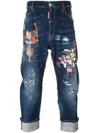 Dsquared2 'big Brother' Jeans, Men's, Size: 46, Blue, Cotton/spandex/elastane/polyurethane