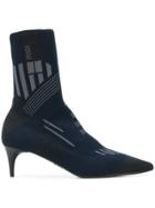 Prada Pointed Sock Boots - Blue