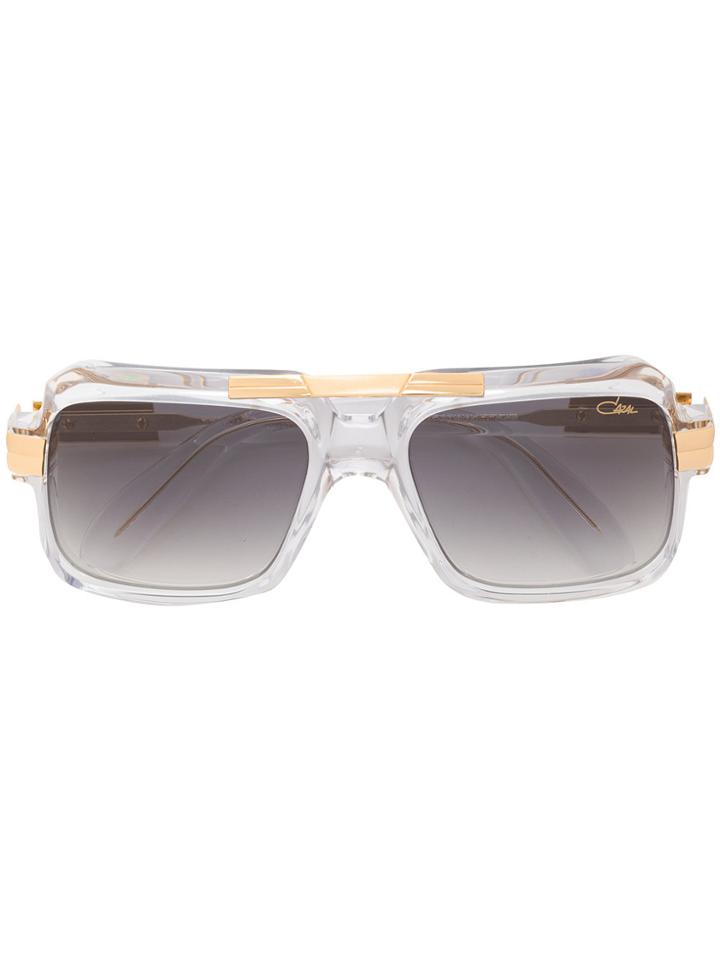 Cazal Clear Square Frame Sunglasses - Metallic