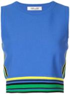 Diane Von Furstenberg Kamari Knitted Top - Blue