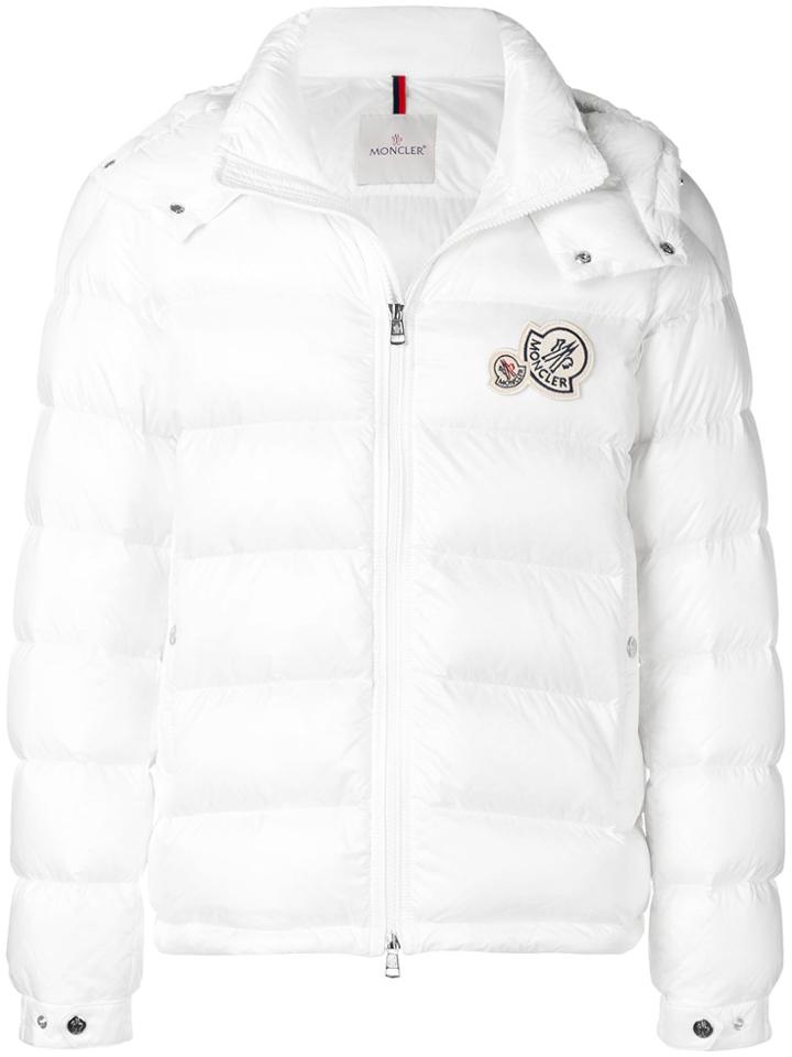 Moncler Zipped Padded Jacket - White