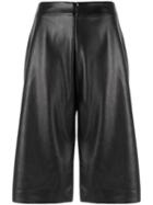 Uma Raquel Davidowicz - Cropped Flared Shorts - Women - Polyester - 38, Black, Polyester
