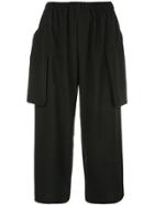 Comme Des Garçons Comme Des Garçons Cropped Straight-leg Trousers -
