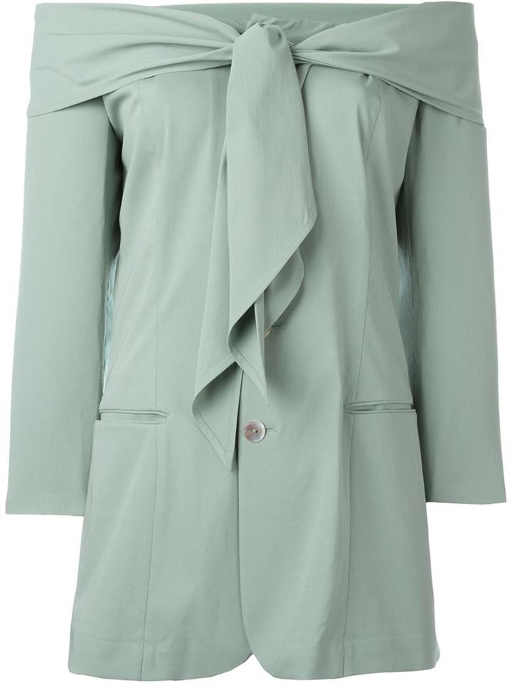 Jean Paul Gaultier Vintage Off-shoulder Knot Jacket