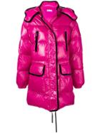 Red Valentino Red Valentino - Woman - Maxi Hooded Puffer Jkt - Pink &