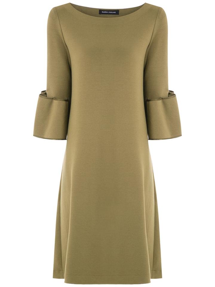 Gloria Coelho A-line Dress - Green