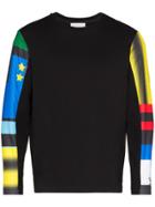 Koché Printed Sleeve Sweatshirt - Black