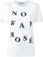 Etre Cecile No Way Rose Print T-shirt