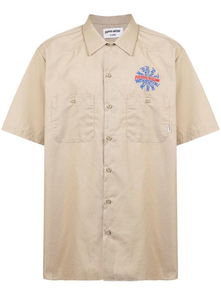 Fucking Awesome Fucking Awesome Indiab0yw0rkshirt Khaki