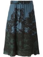 Antonia Zander 'november' Skirt, Women's, Size: Small, Green, Silk