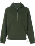 Très Bien Zipped Fleece Hoodie - Green