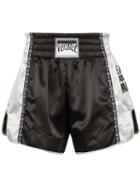 Versace Logo-patch Boxing Shorts - Black