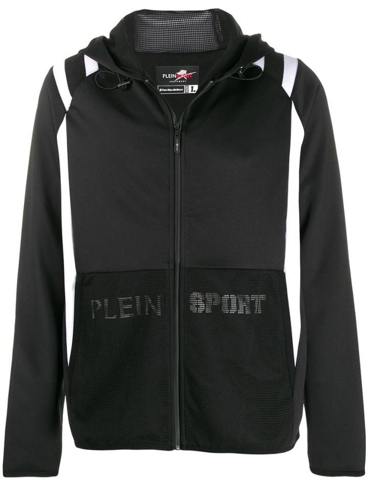 Plein Sport Logo Tracksuit Top - Black
