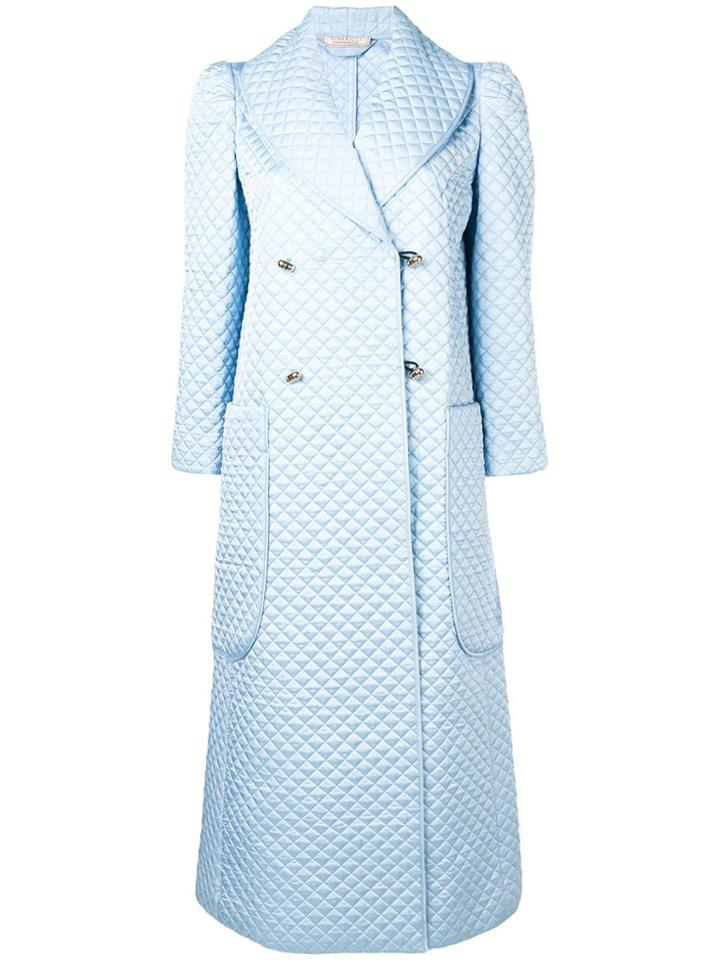 Nina Ricci Long Padded Coat - Blue