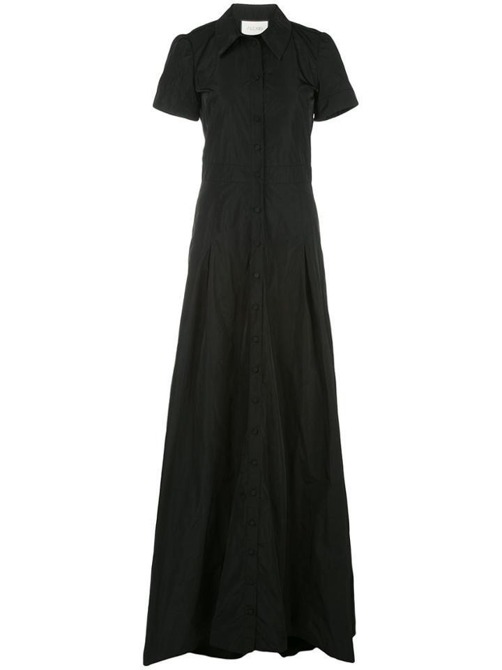 Alexis Felicity Short Sleeve Long Gown - Black
