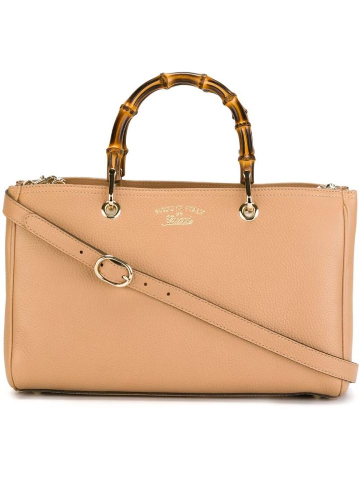 Gucci Bamboo Handle Tote Bag