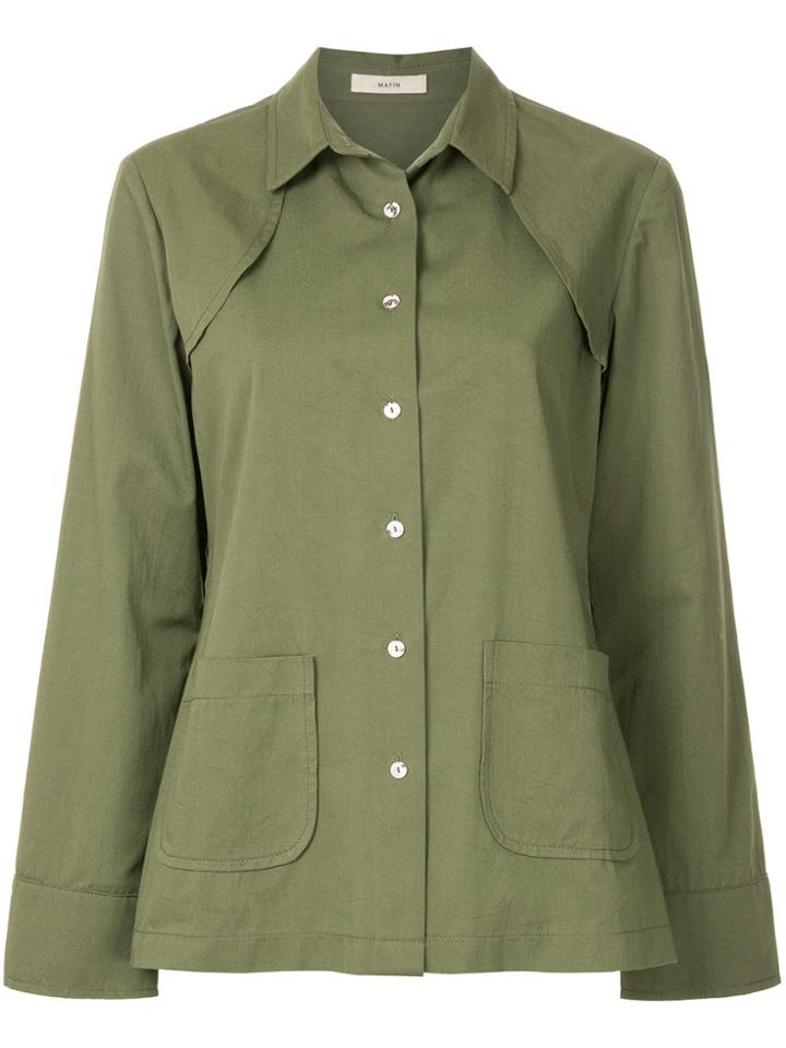 Matin Utility Shirt - Green